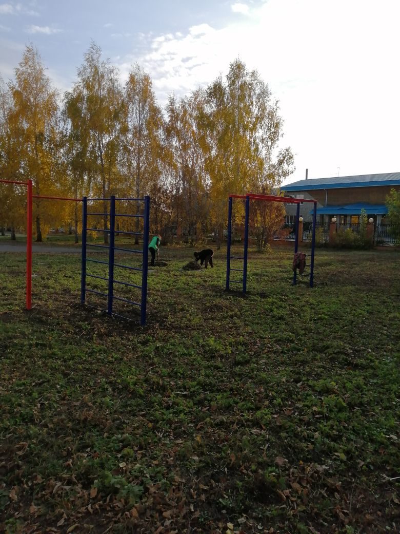 Коллектив досугового центра с. Никольского провел субботник Коллектив досугового центра с. Никольского провел субботник