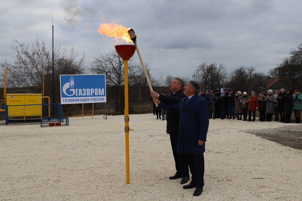 Газифицированы еще пять населенных пунктов Липецкой области