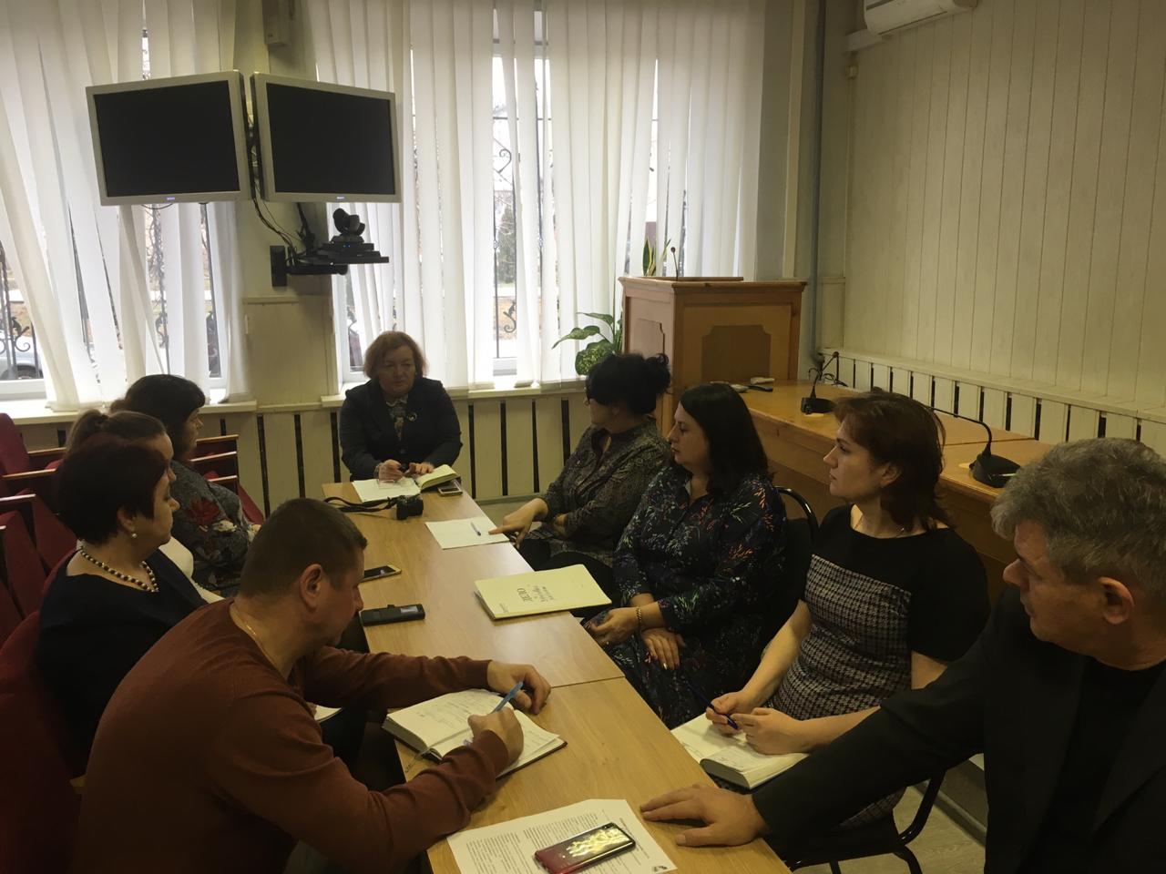 Заседание муниципальной рабочей группы Заседание муниципальной рабочей группы